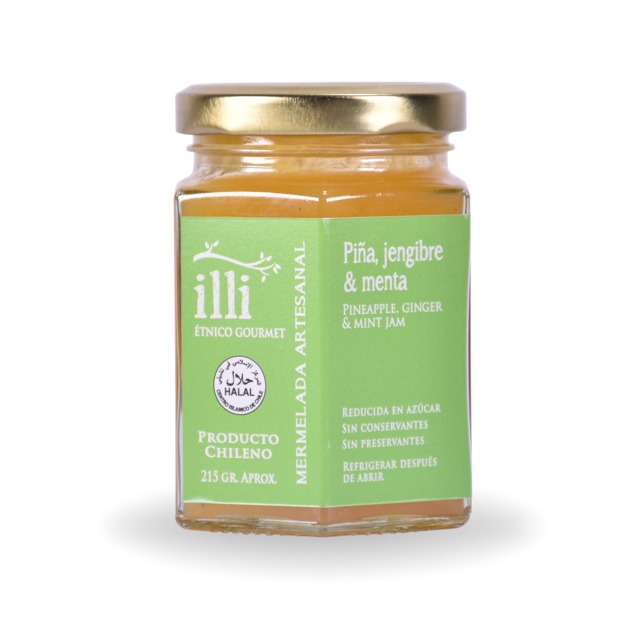 Mermelada de Piña, Jengibre y Menta – 215 g