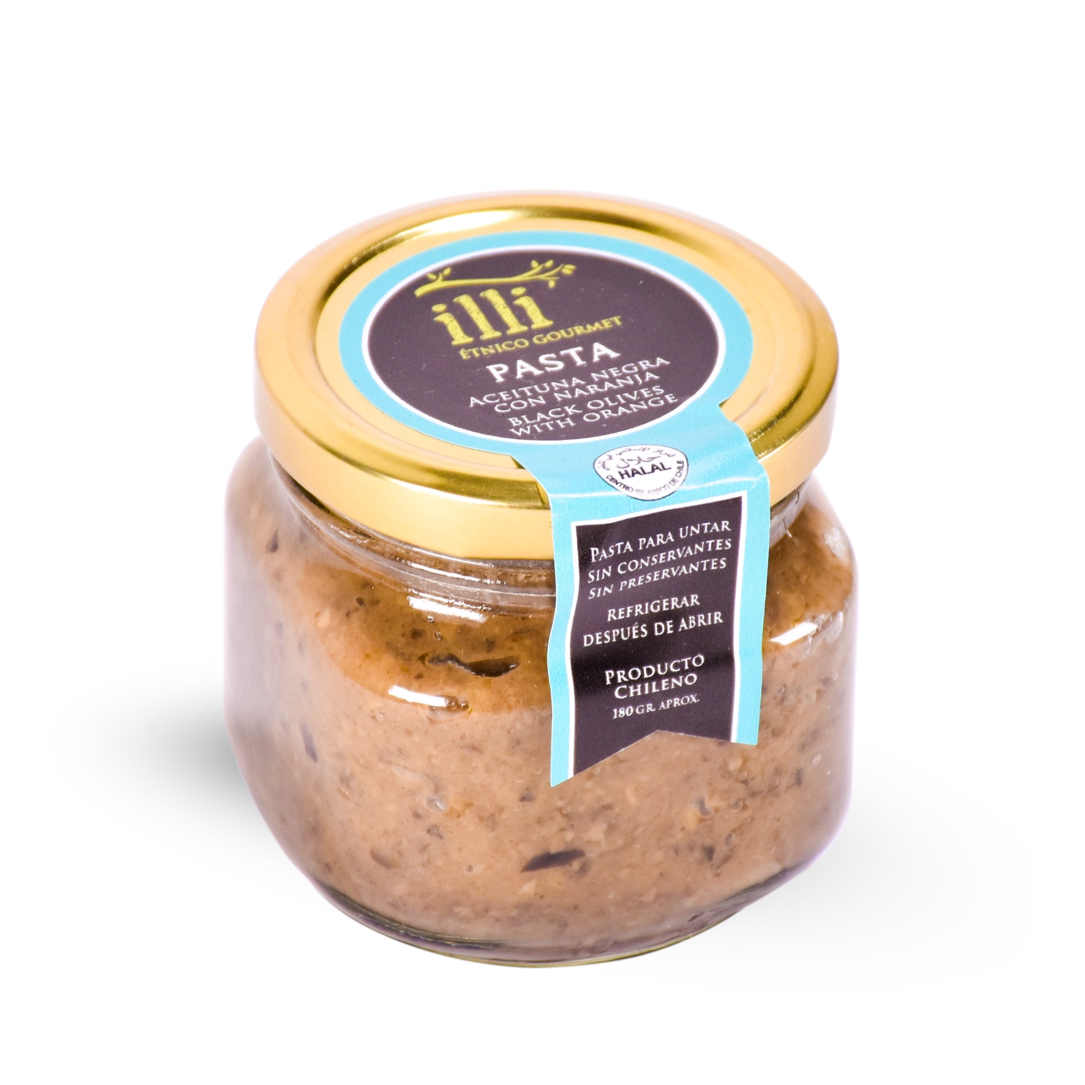 Pasta de Aceituna Negra con Naranja – 215 g