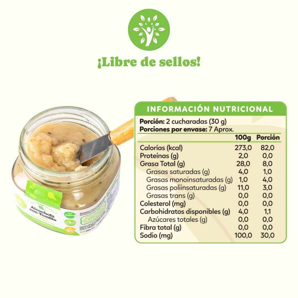 Pasta de Alcachofa con Tomillo – 215 g