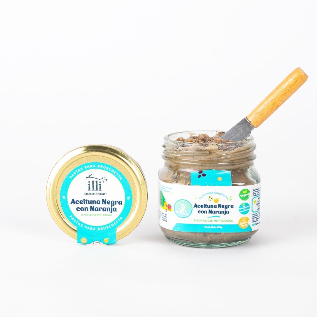 Pasta de Aceituna Negra con Naranja – 215 g