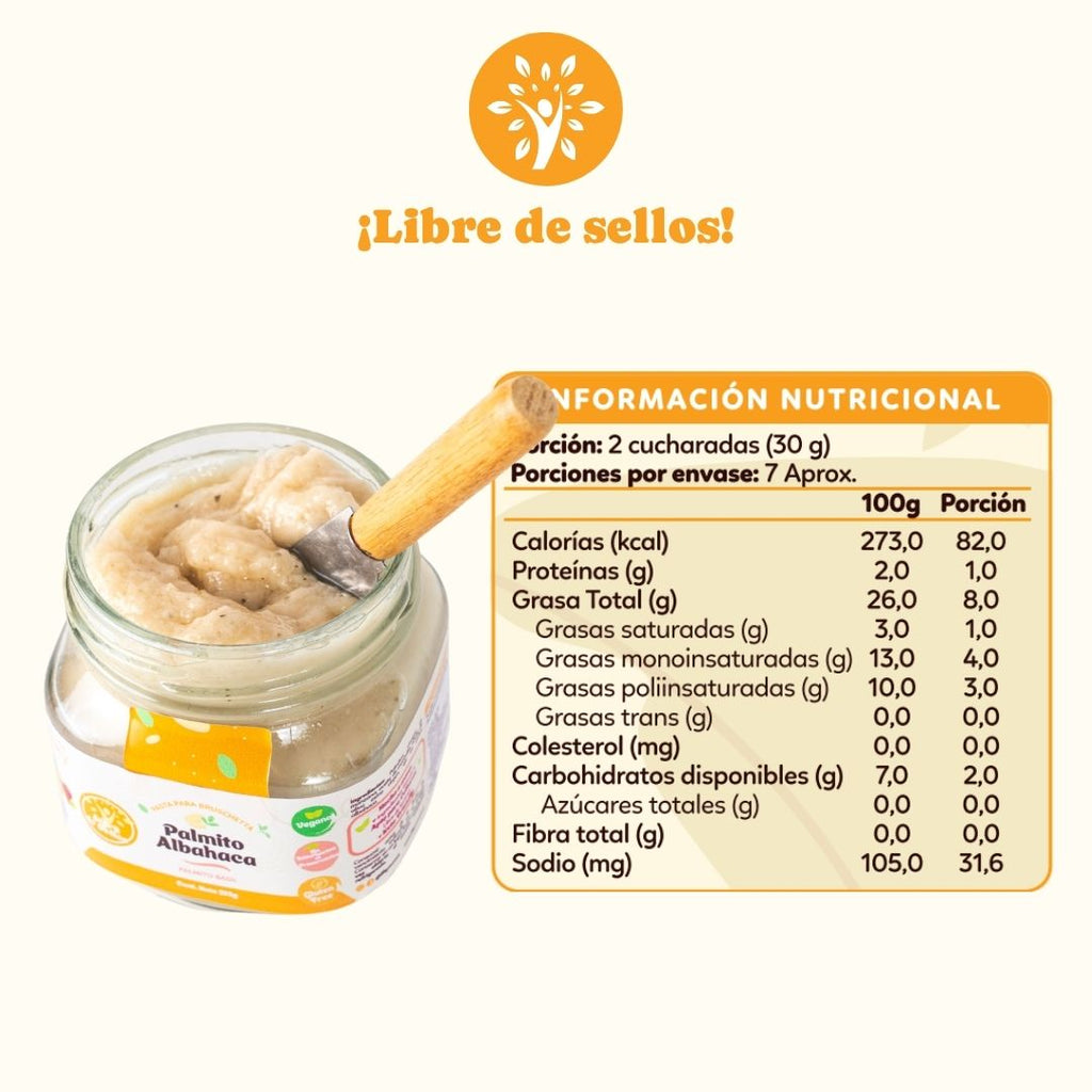 Pasta de Palmitos con Albahaca – 215 g