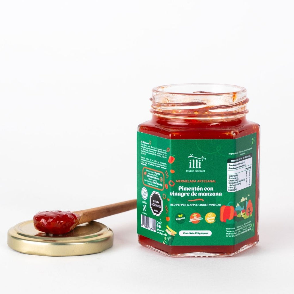 Mermelada de Pimentón con Vinagre de Manzana – 215 g