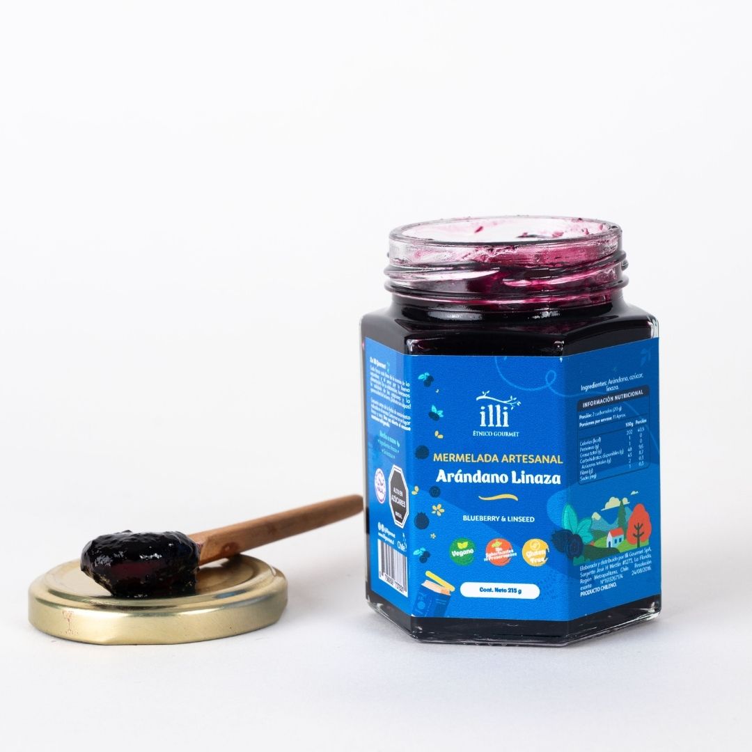 Mermelada de Arándano con Linaza – 215 g