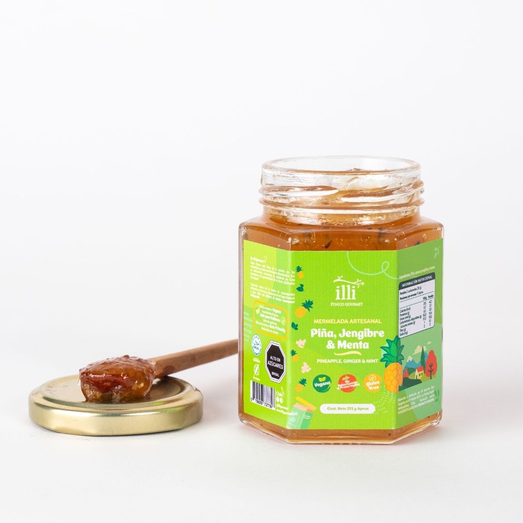 Mermelada de Piña, Jengibre y Menta – 215 g