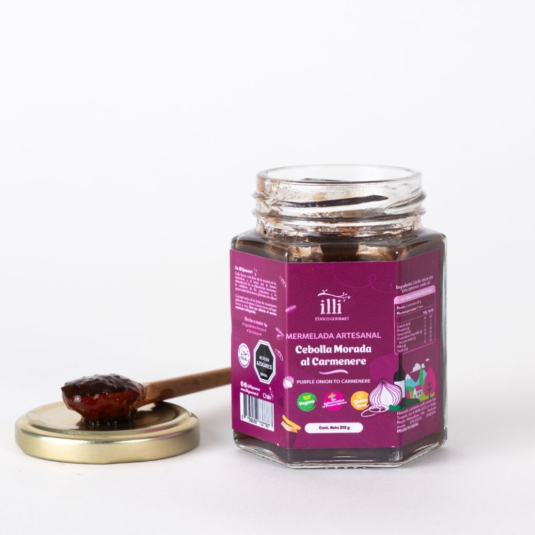 Mermelada de Cebolla Morada al Vino tinto – 215 g