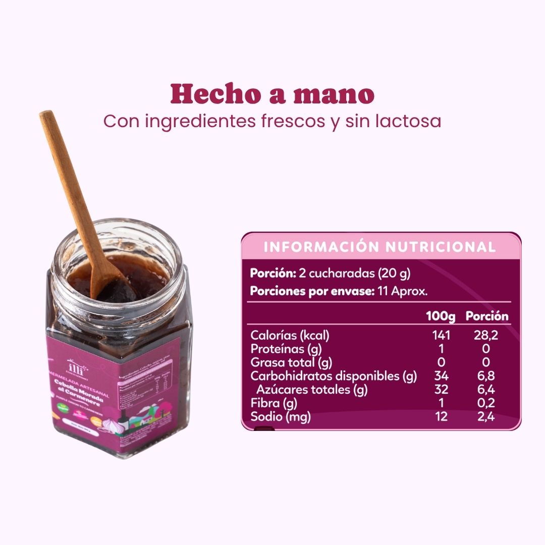 Mermelada de Cebolla Morada al Vino tinto – 215 g
