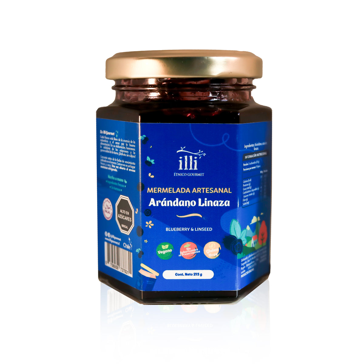 Mermelada de Arándano con Linaza – 215 g