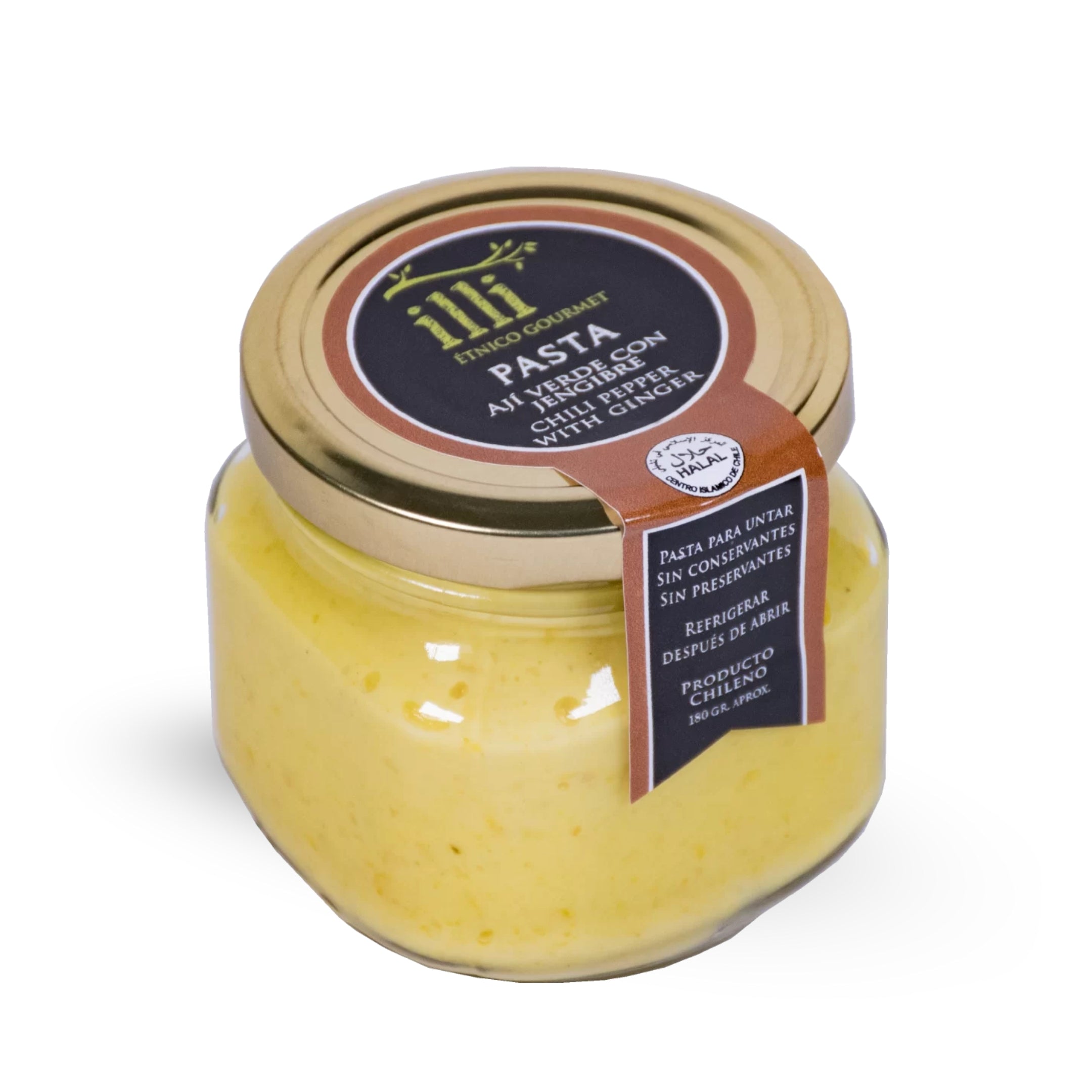Pasta de Ají Verde con Jengibre – 215 g