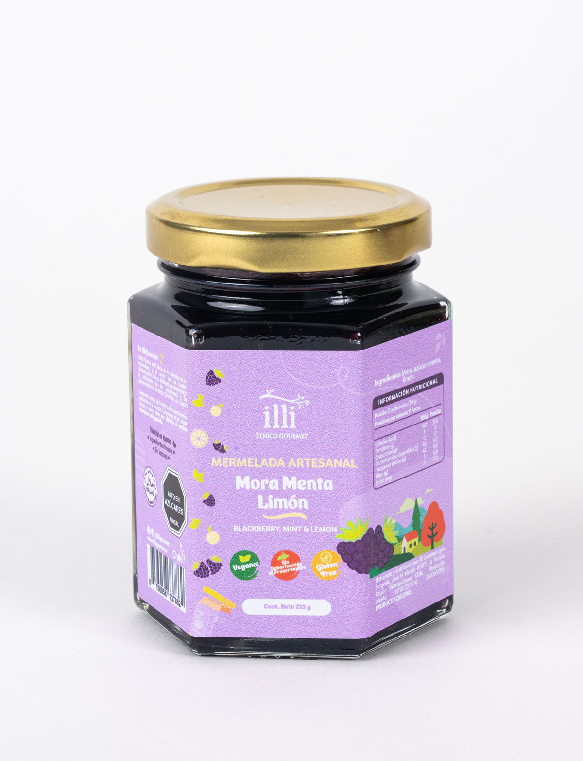 Mermelada de Mora, Menta y Limón – 215 g