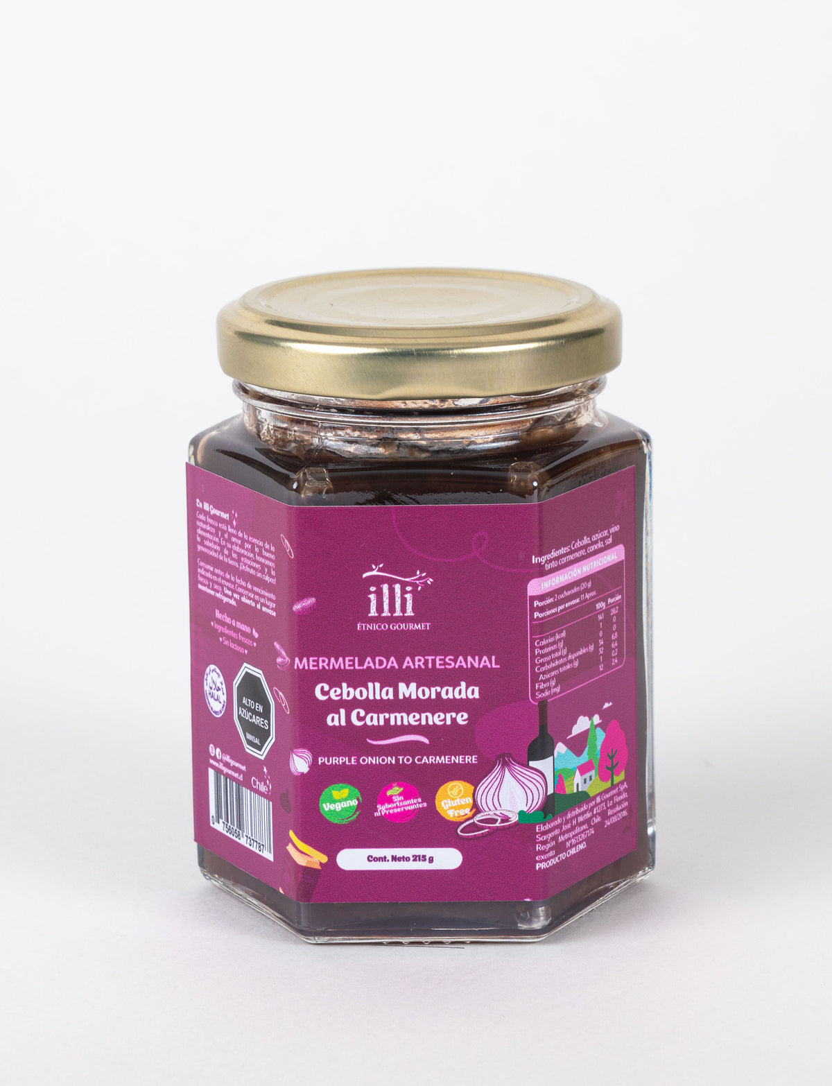 Mermelada de Cebolla Morada al Vino tinto – 215 g