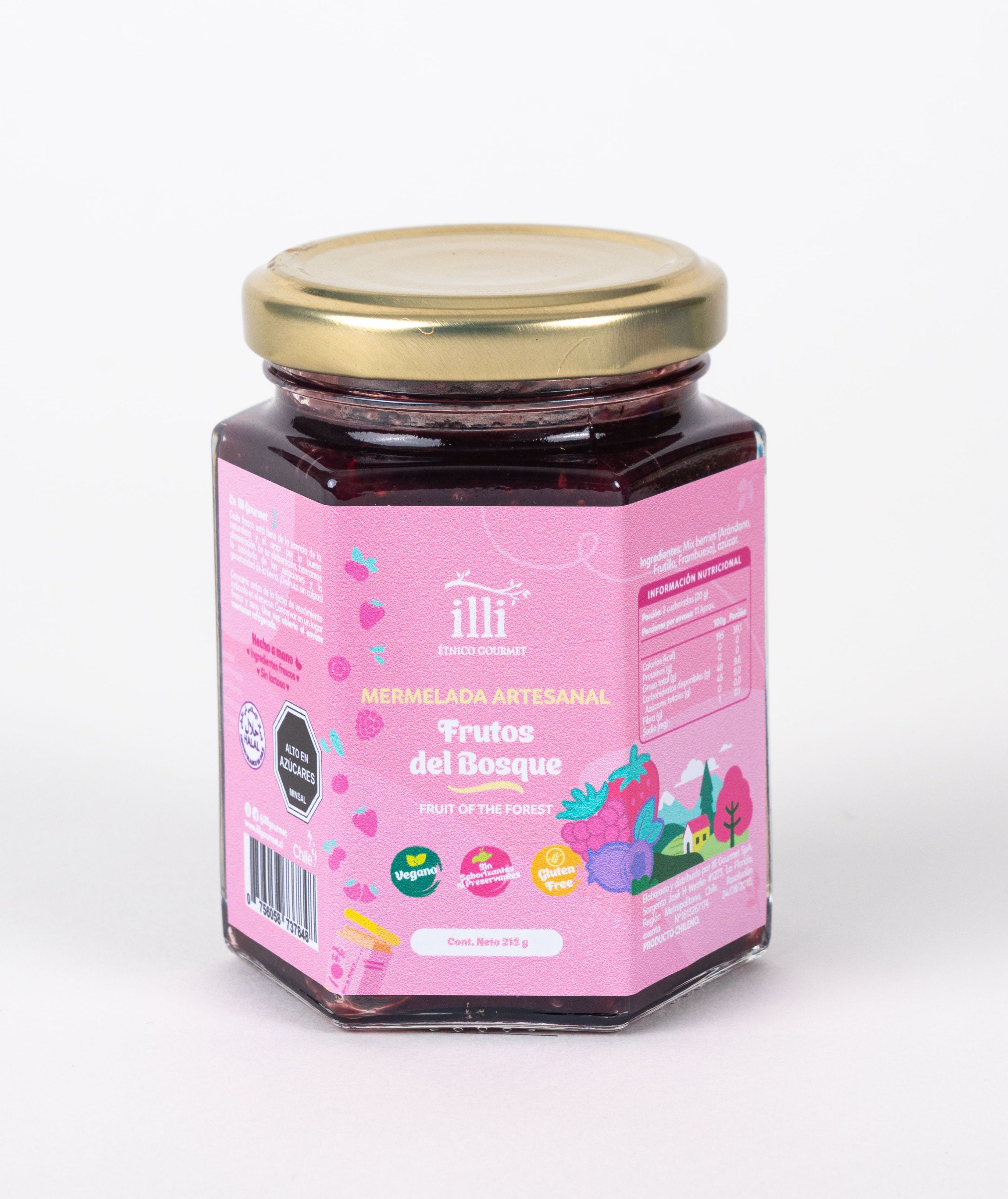 Mermelada de Frutos del Bosque Sin Azúcar – 215 g