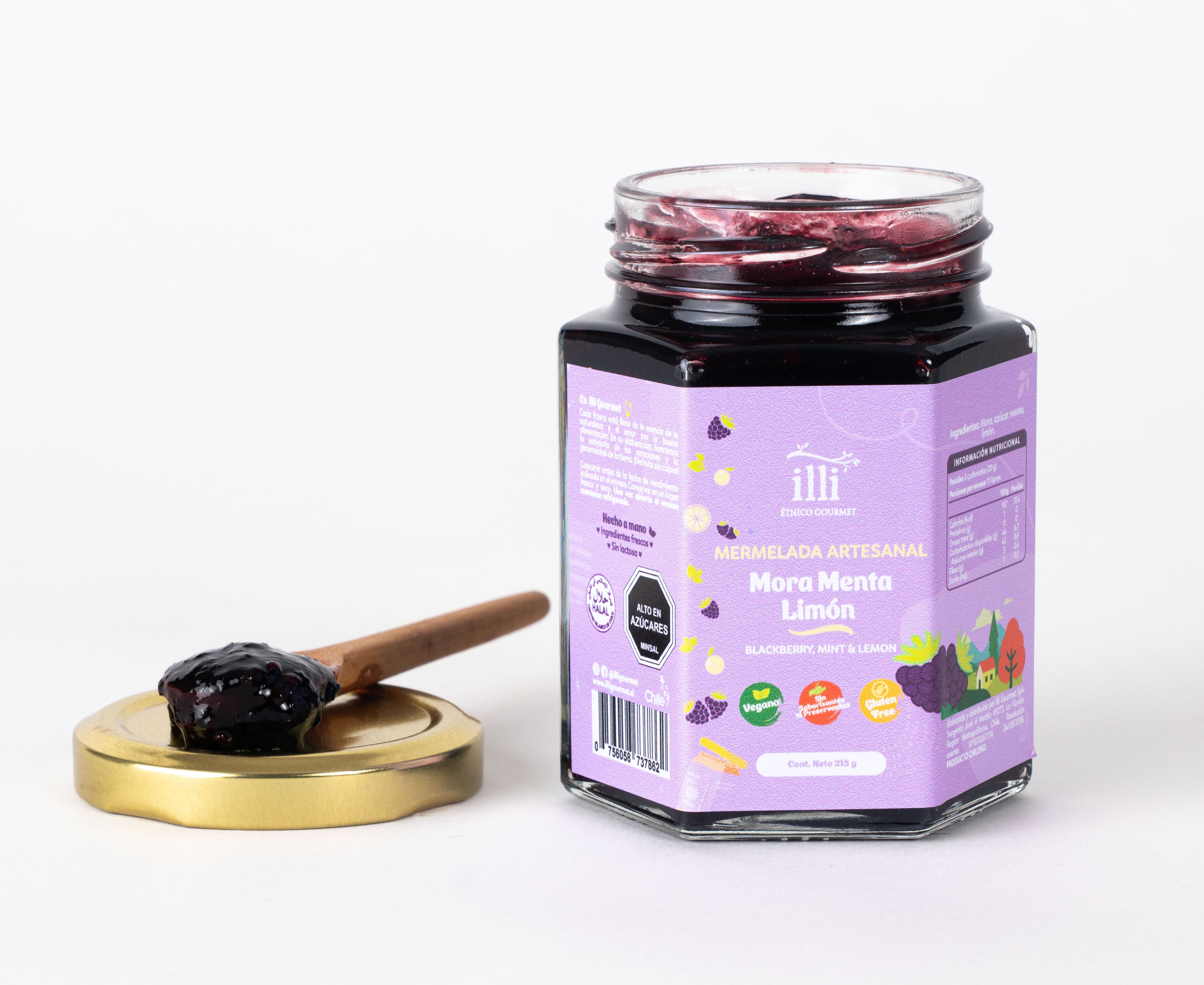 Mermelada de Mora, Menta y Limón – 215 g