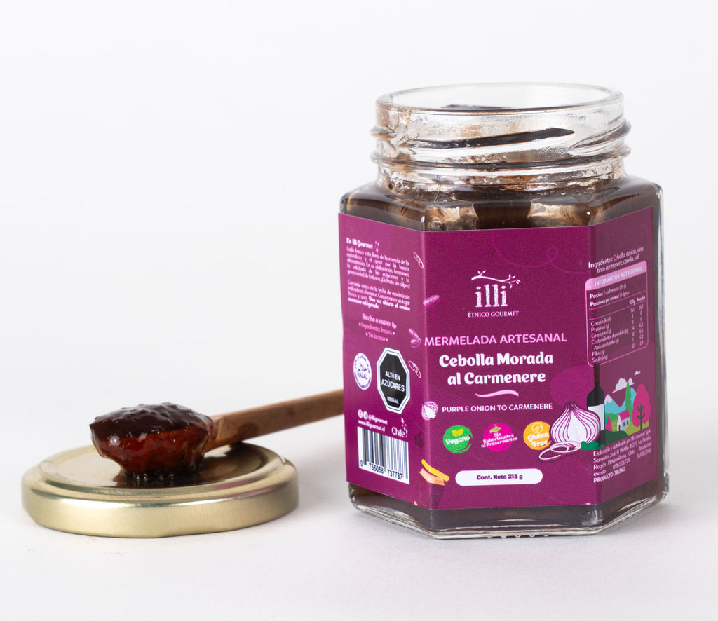 Mermelada de Cebolla Morada al Vino tinto – 215 g
