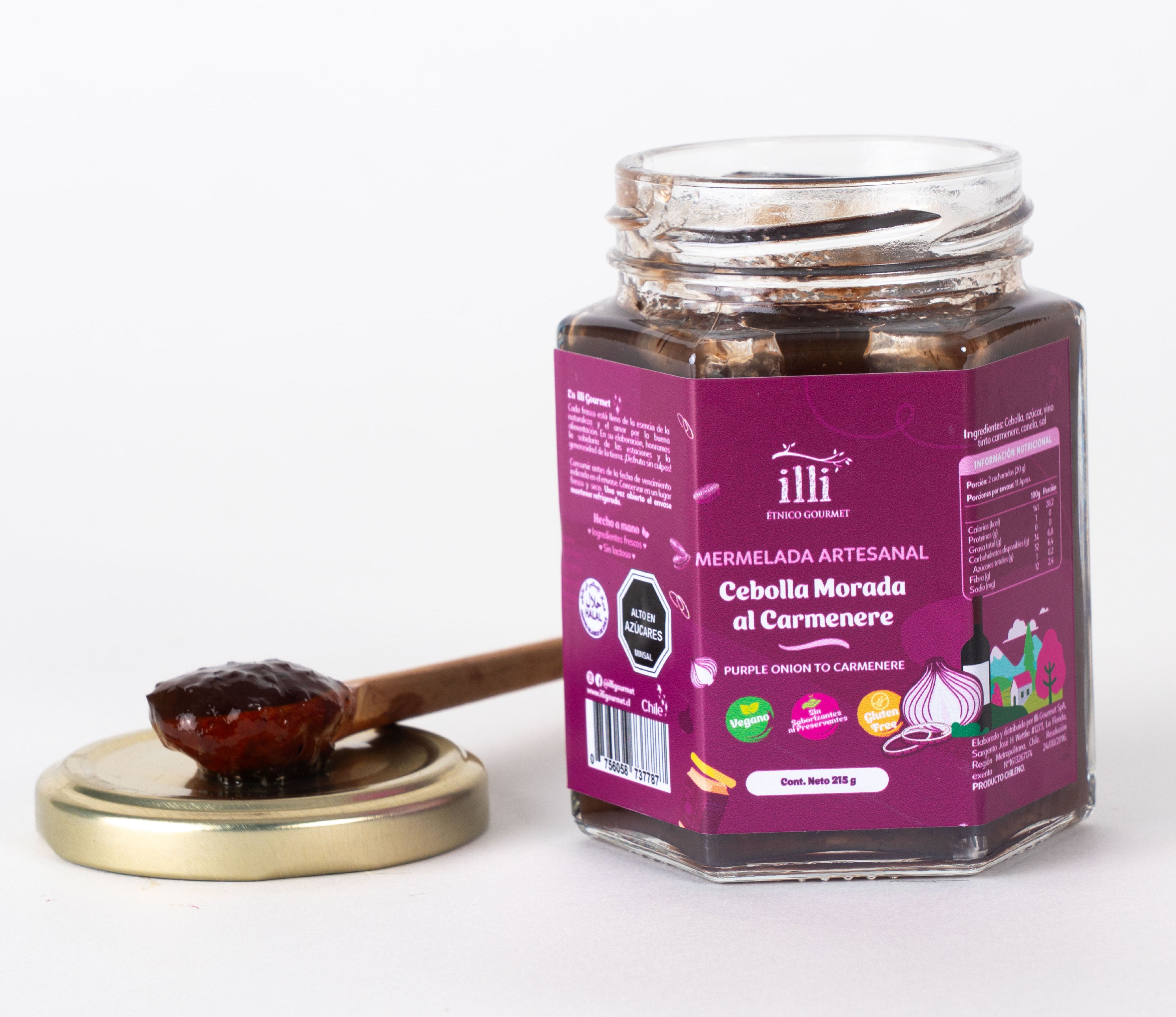 Mermelada de Cebolla Morada al Vino tinto – 215 g