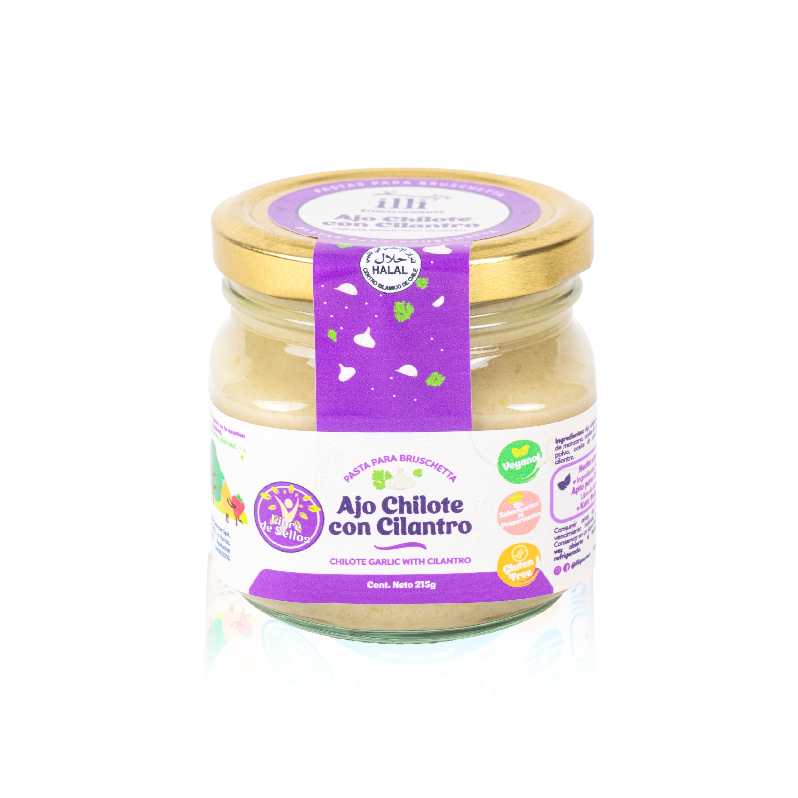 Pasta de Ajo Chilote con Cilantro – 215 g