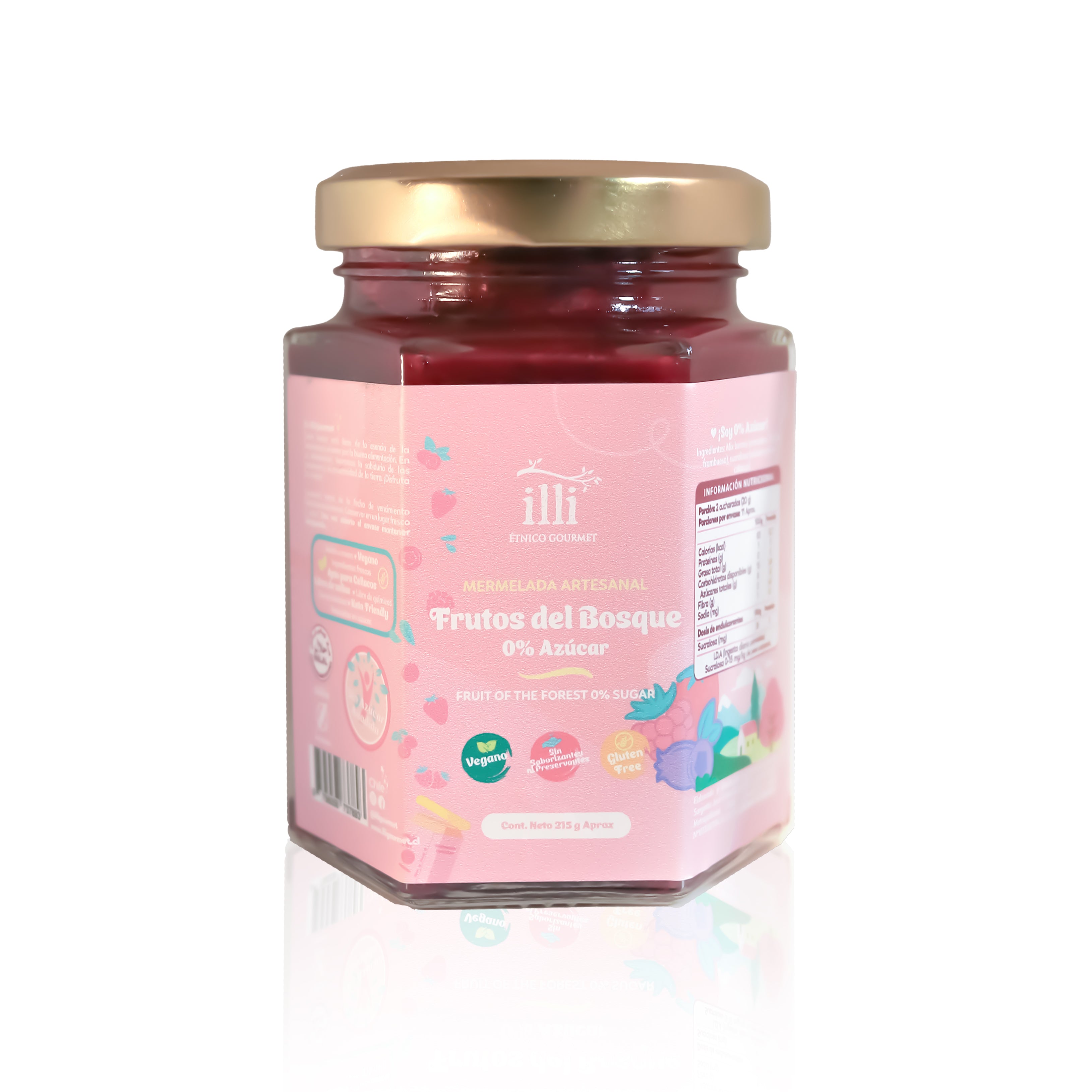 Mermelada de Frutos del Bosque Sin Azúcar – 215 g