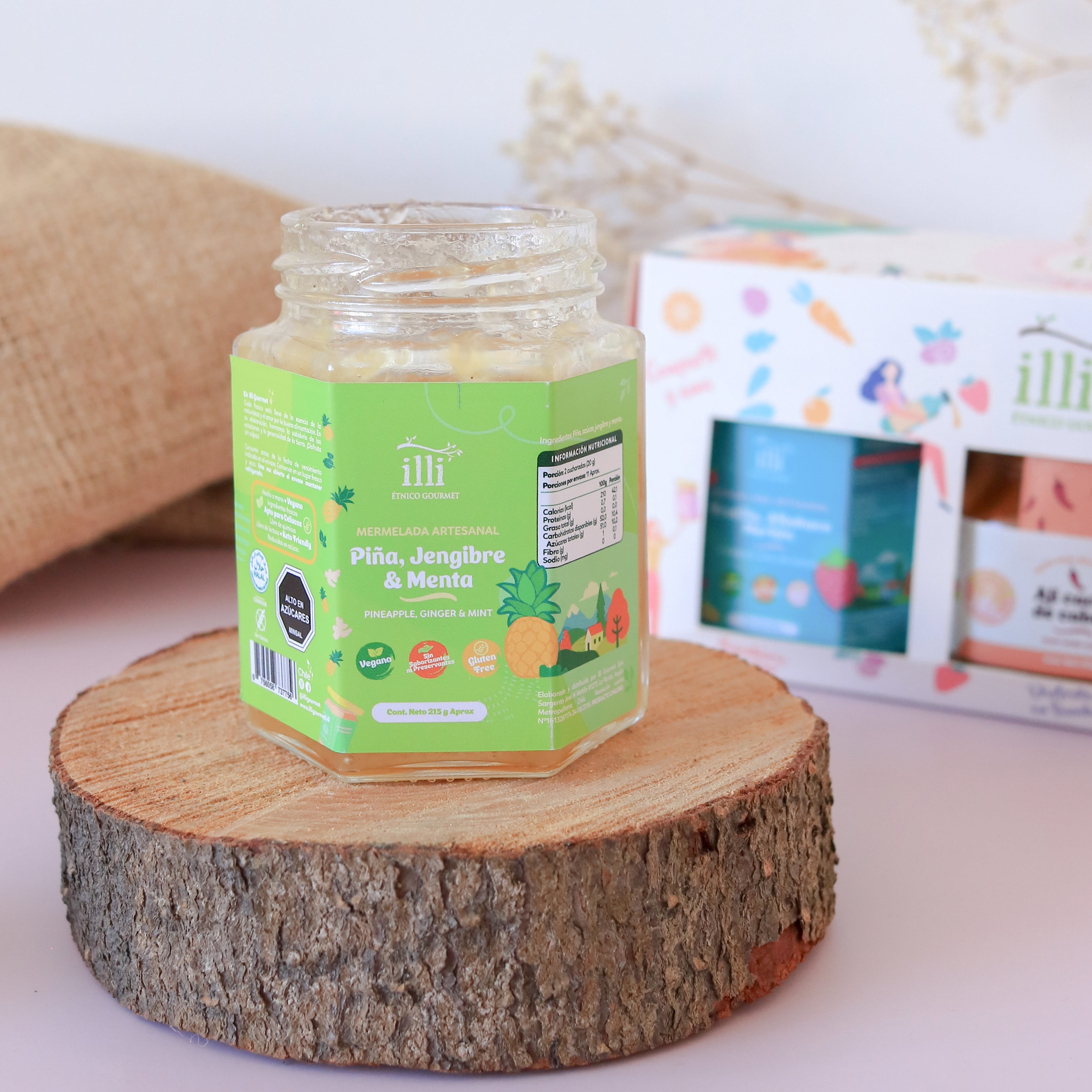 Mermelada de Piña, Jengibre y Menta – 215 g